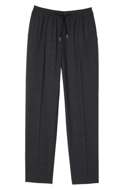 Shop Sandro New Alpha Straight Leg Wool Blend Pants In China Gry