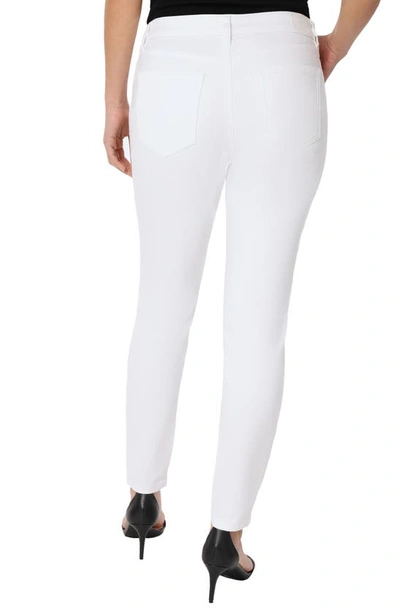 Jones New York Women's Lexington Mid Rise Straight-leg Jeans In Soft White