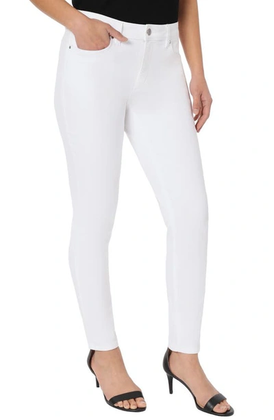Jones New York Women's Lexington Mid Rise Straight-leg Jeans In Soft White