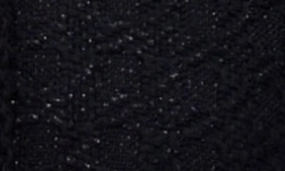 Shop Maje Violette Tweed Belted Jacket In Black