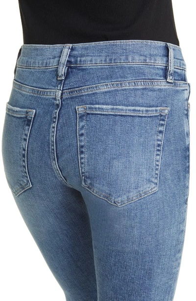 Shop Frame Le Garcon Ankle Slim Boyfriend Jeans In Daphne Blue