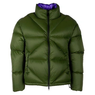 Shop Centogrammi Green Nylon Jackets & Coat