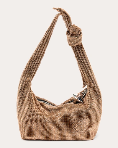 Shop Emm Kuo Women's Waverly Crystal Handbag In Brown