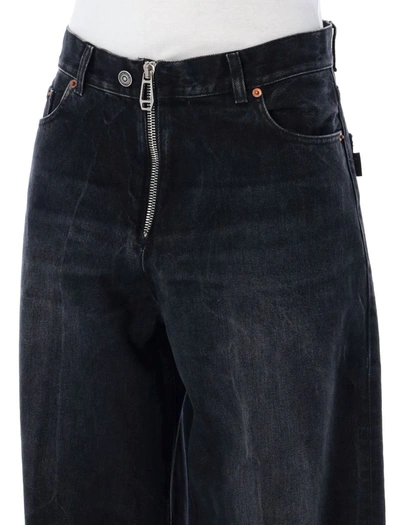 Shop Haikure Bethany Zipped Jeans In Bassano Black