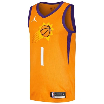Shop Jordan Brand Devin Booker Orange Phoenix Suns Swingman Player Jersey