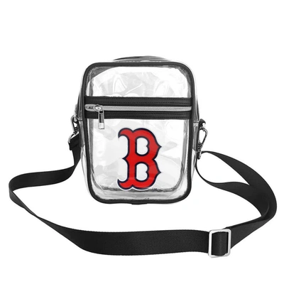 Shop Logo Brands Boston Red Sox Mini Clear Crossbody Bag In Navy