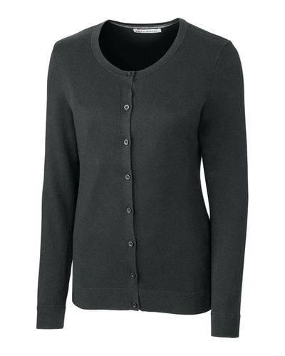 Shop Cutter & Buck Womens Lakemont Cardigan Sweater In Grey