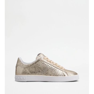 Shop Tod's Sneakers In Leather In Multi