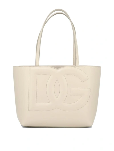 Shop Dolce & Gabbana "dg" Shoulder Bag In White