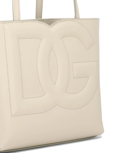 Shop Dolce & Gabbana "dg" Shoulder Bag In White