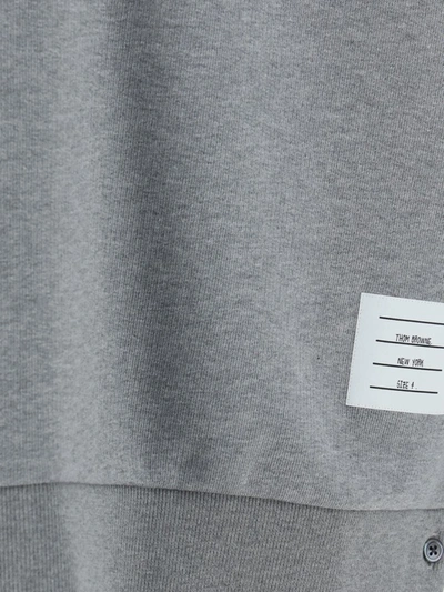 Shop Thom Browne Sweatshirts In Pastel Grey