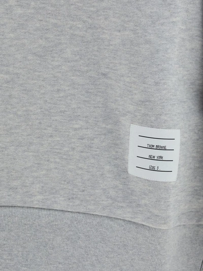 Shop Thom Browne Sweatshirts In Pastel Grey
