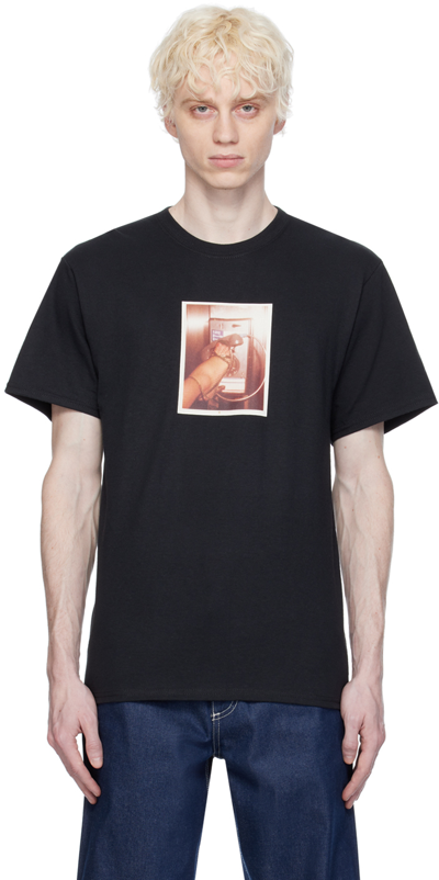 Shop Noah Black Phone Photo T-shirt