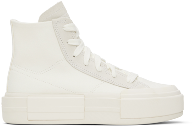 Shop Converse Off-white Chuck Taylor All Star Cruise Hi Sneakers In Egret/egret/egret