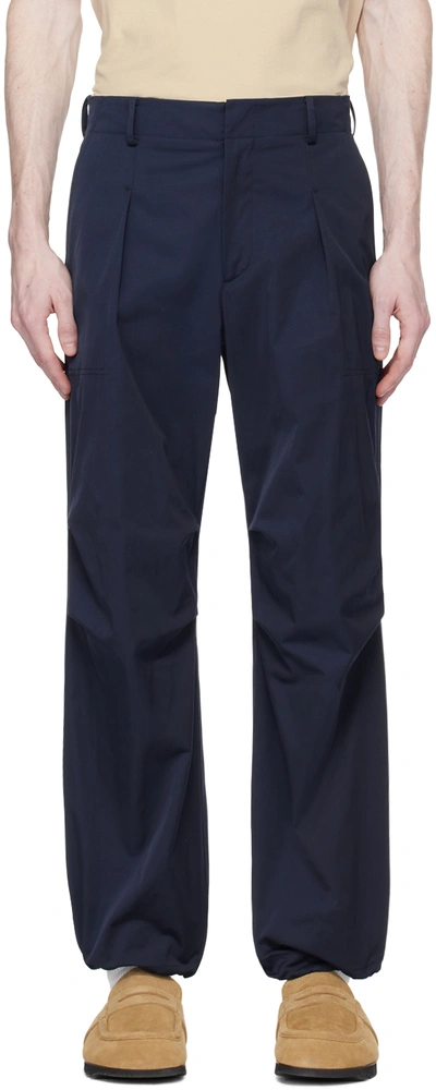 Shop Le17septembre Navy Drawstring Trousers