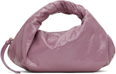 Shop Dries Van Noten Purple Small Twist Bag In 403 Lilac