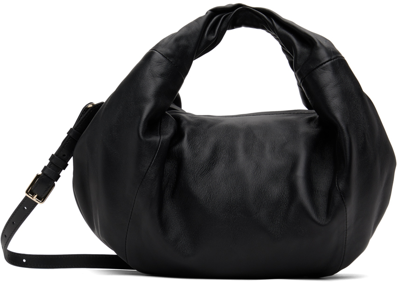 Shop Dries Van Noten Black Medium Twist Bag In 900 Black