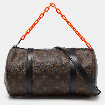 Pre-owned Louis Vuitton Monogram Solar Ray Papillon Bag In Brown