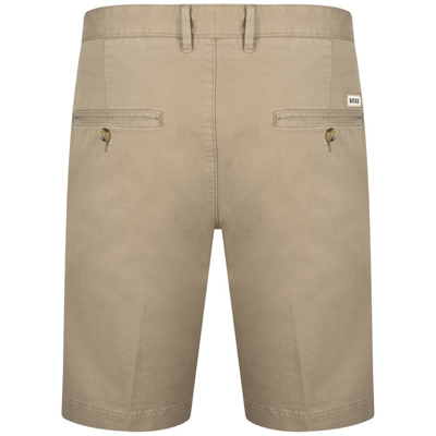 Hugo Boss Boss Slice Shorts Beige In Beige
