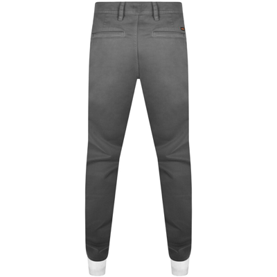 Shop Boss Casual Boss Tapered Chinos Grey