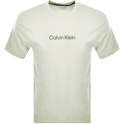 Shop Calvin Klein Hero Logo Comfort Fit T Shirt Green