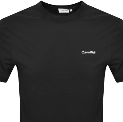 Shop Calvin Klein Logo T Shirt Black