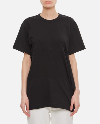 Shop Comme Des Garçons Cotton Jersey T-shirt In Black