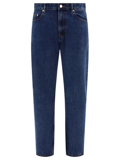 Shop Apc A.p.c. "relaxed" Jeans In Blue