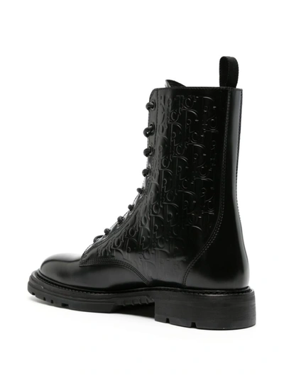 Shop Dior Homme Boots Black
