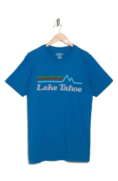 Shop American Needle Lake Tahoe Graphic T-shirt In Royal