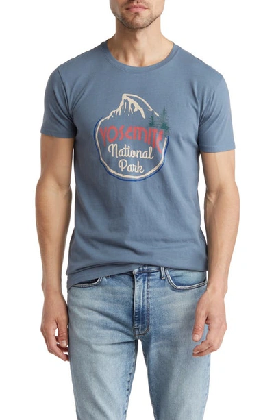 Shop American Needle Yosemite Graphic T-shirt In Captains Blue