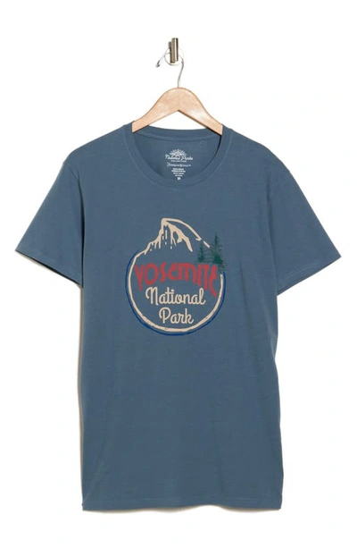 Shop American Needle Yosemite Graphic T-shirt In Captains Blue