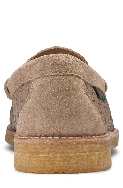 Shop G.h.bass Larson Woven Penny Loafer In Sand