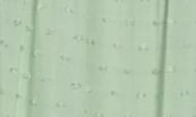 By Design Valery Clip Dot Tiered High/low Dress In Frosty Green