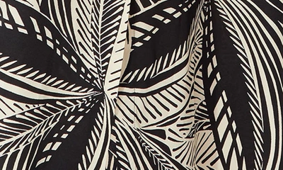 Shop By Design Haiti Long Sleeve Maxi Dress In Palm Print
