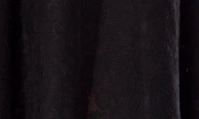 By Design Ellen Lace Long Sleeve Shirtdress In Black