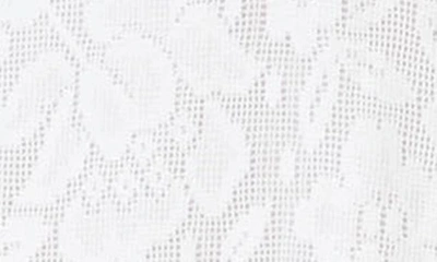 By Design Ellen Lace Long Sleeve Shirtdress In Bright White