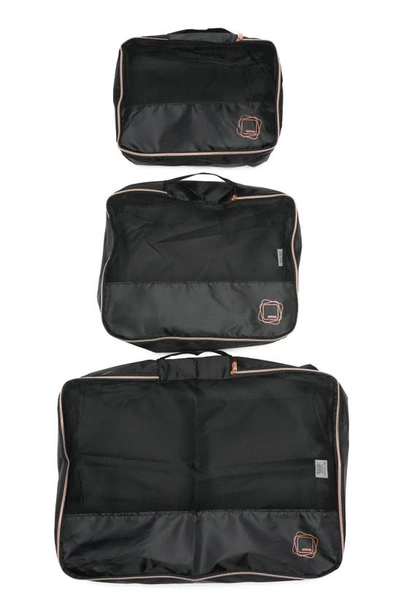 Shop Mytagalongs Set Of 3 Packing Pods In Black