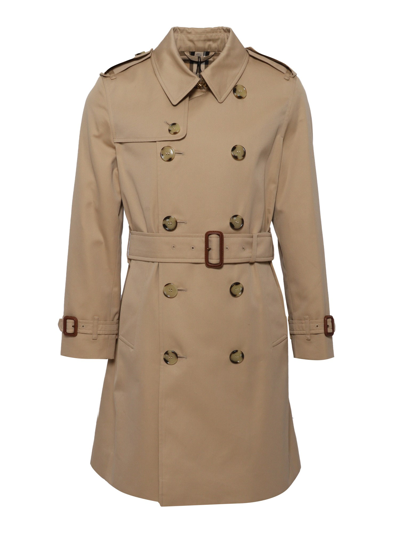 Burberry Trench Kensington In Yellow