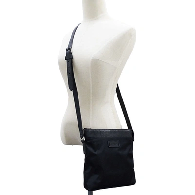 Shop Gucci Messenger Black Synthetic Shoulder Bag ()