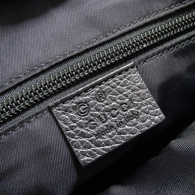 Shop Gucci Messenger Black Synthetic Shoulder Bag ()