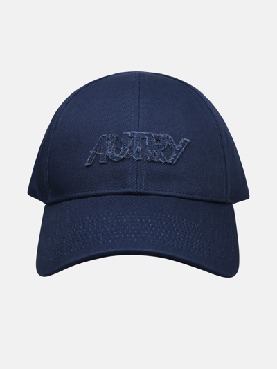 Shop Autry Blue Cotton Hat