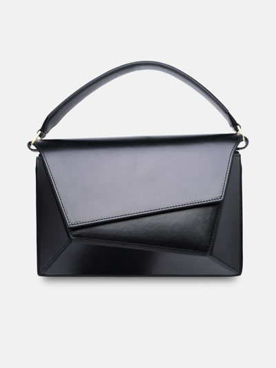 Shop Mlouye 'naomi' Charcoal Cowhide Bag In Black