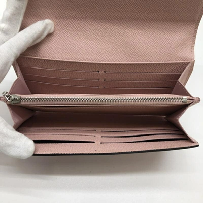 Pre-owned Louis Vuitton Twist Pink Leather Wallet  ()