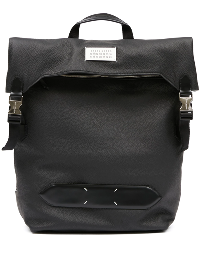 Shop Maison Margiela 5ac Backpack With Logo In Black