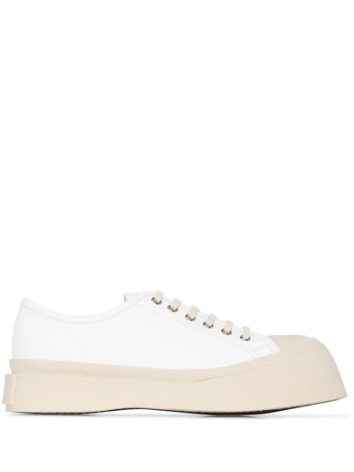 Shop Marni Pablo Sneakers In White