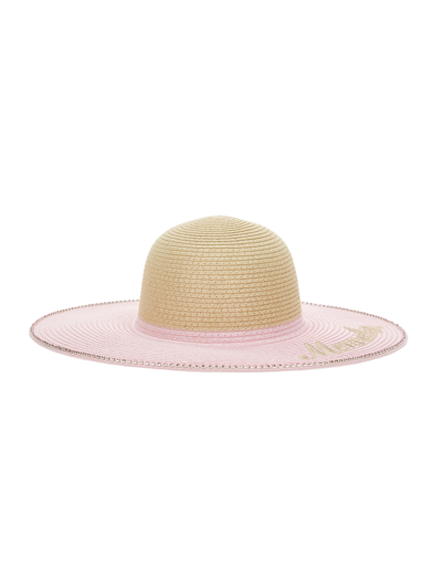 Monnalisa Hat With Chain In Rosa Fairy Tale