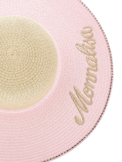 Monnalisa Hat With Chain In Rosa Fairy Tale