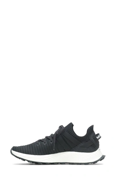 Shop Merrell Embark Lace-up Running Shoe In Black/ White