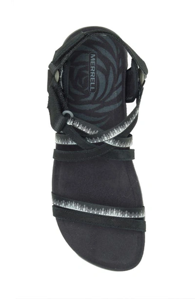 Shop Merrell Terran 3 Cush Strap Sandal In Black